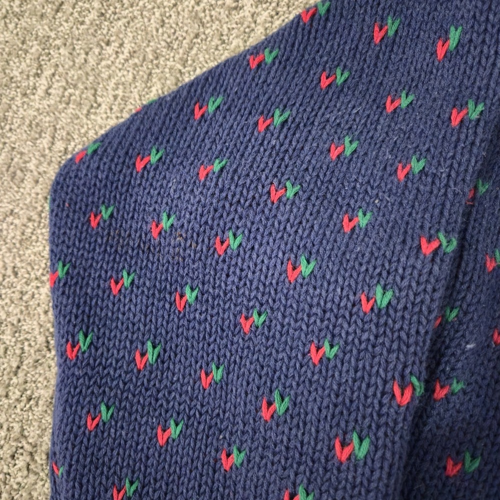 Vintage Northern Isles Americana Pumpkin Farm Knit Sweater Size Large Cute - Picture 7 of 7